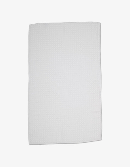 Geometry Waffle Hand Towel - CLOUD