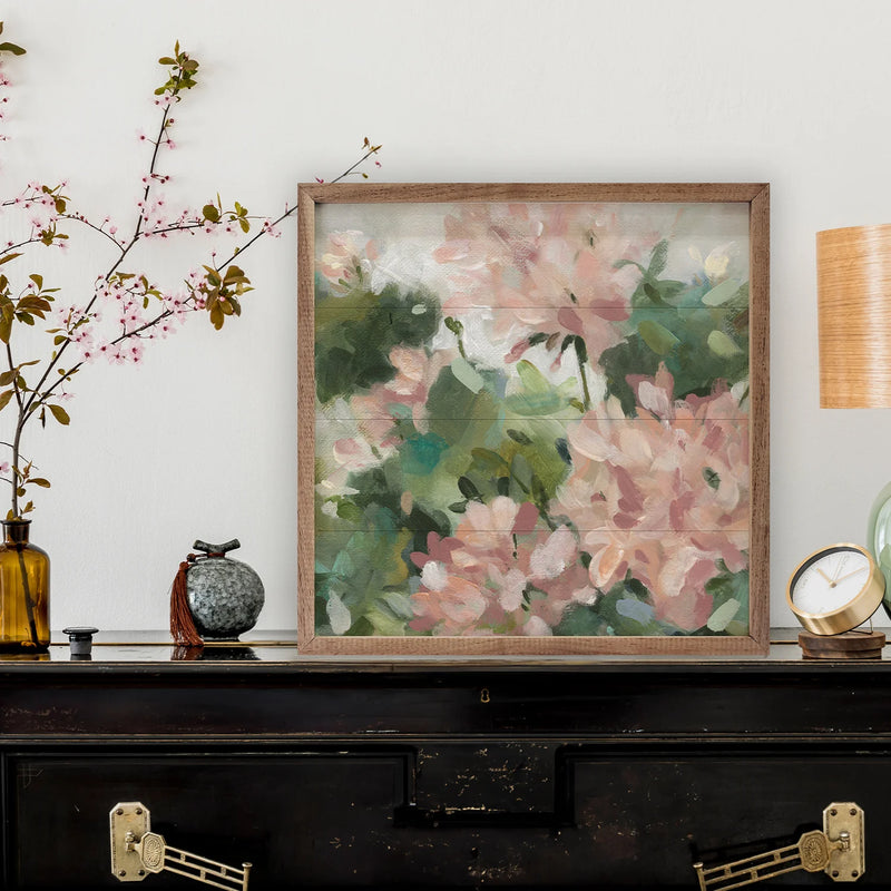 24x24 Geranium Garden Wall Art