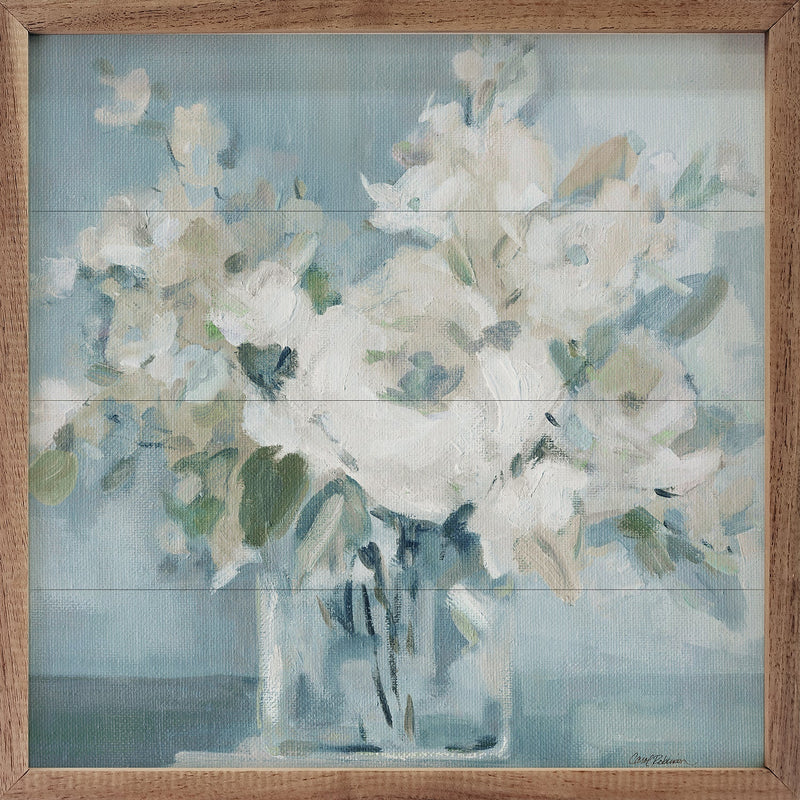 Soft Coastal Blossoms Wall Art