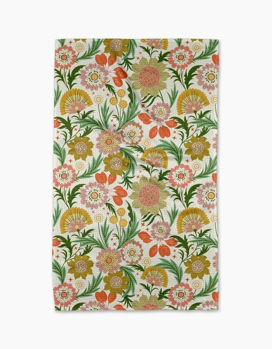 Geometry Tea Towel - Garden Dreams