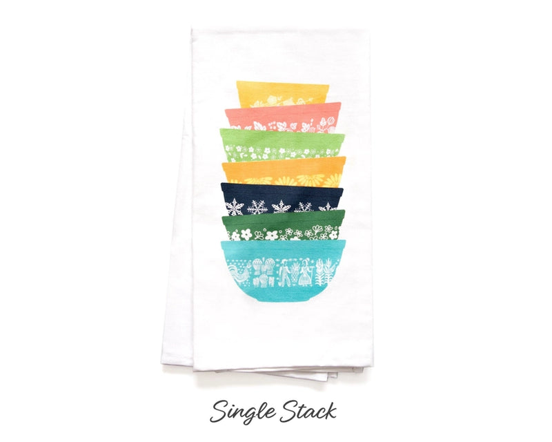 Pyrex Inspired Sparkle Tea Towel