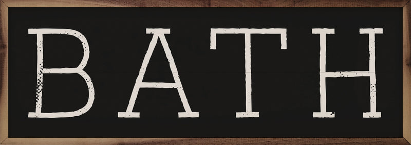 24X8 Bath Sign