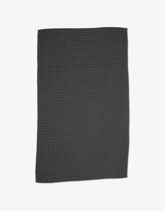 Geometry Waffle Bath Towel - CHARCOAL
