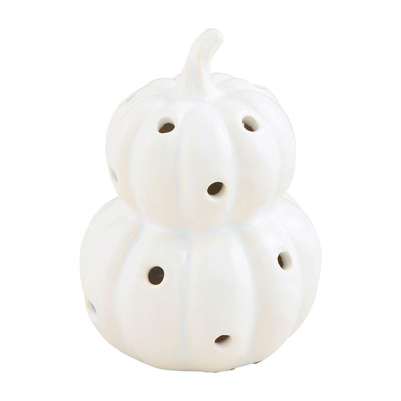 White Pumpkin Light Up Sitter