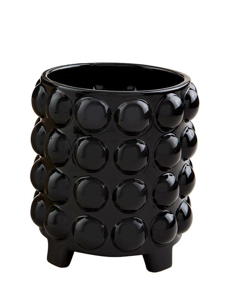 Black Bead Flower Pot