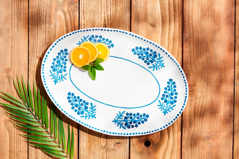 Block Print Platter