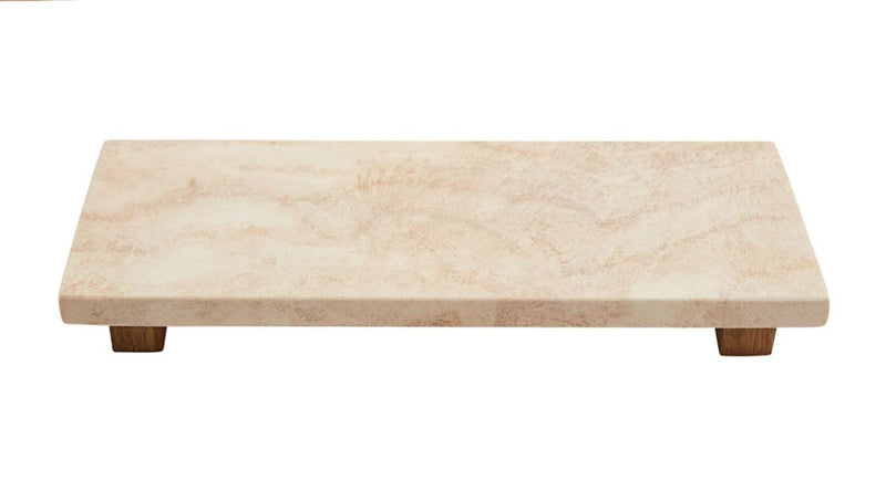 Stone Footed Tray
