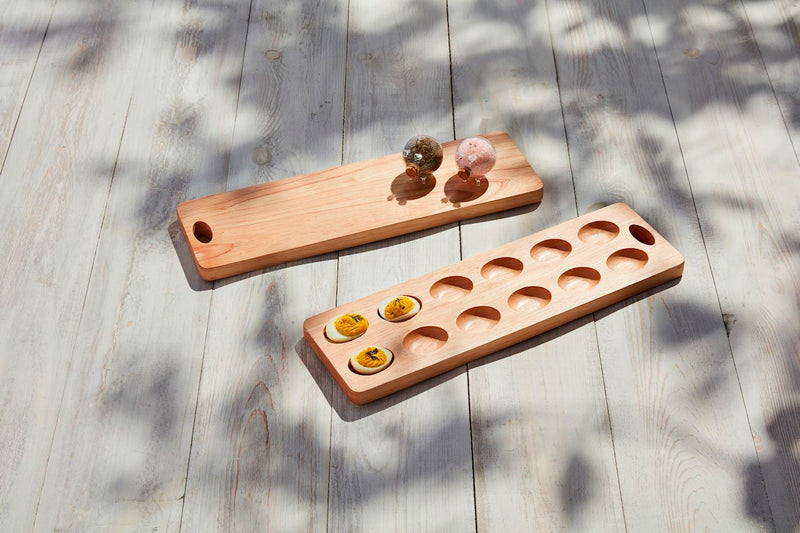 Reversible Deviled Egg & Serving Board Set