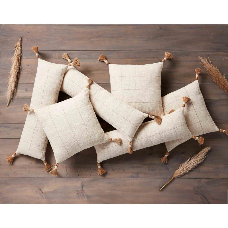 Woven Check Pillow