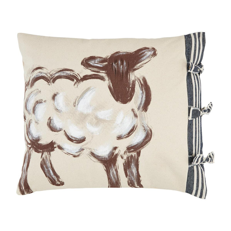 Farm Animal Painted Pillow