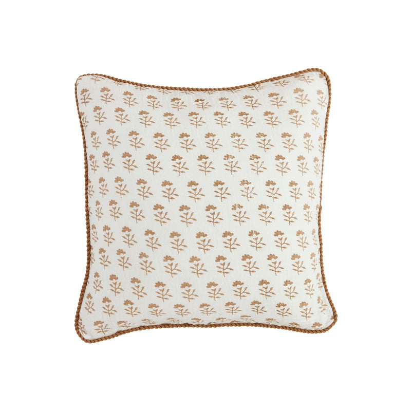 Neutral Block Print Pillow