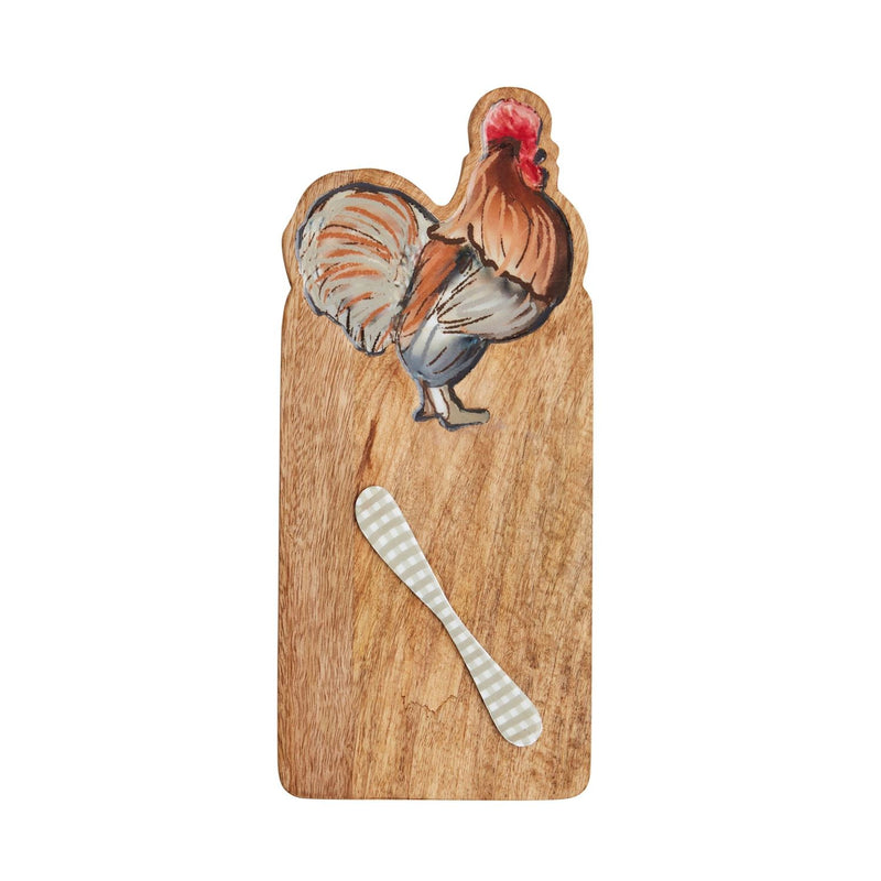 Enamel Farm Animal Board Set