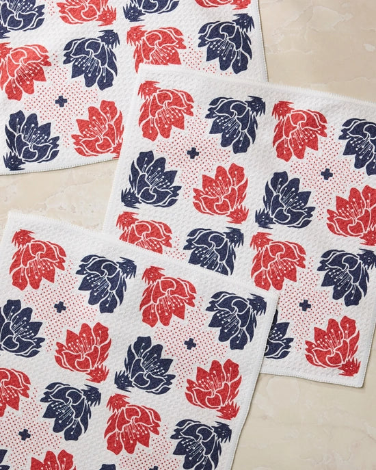 Geometry Dishcloth Set - Founding Floral