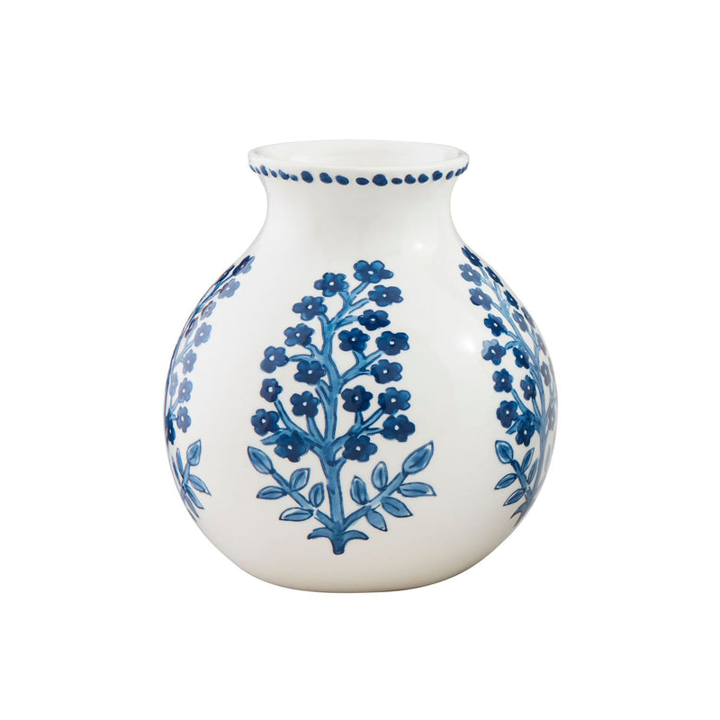 Block Print Flower Vase