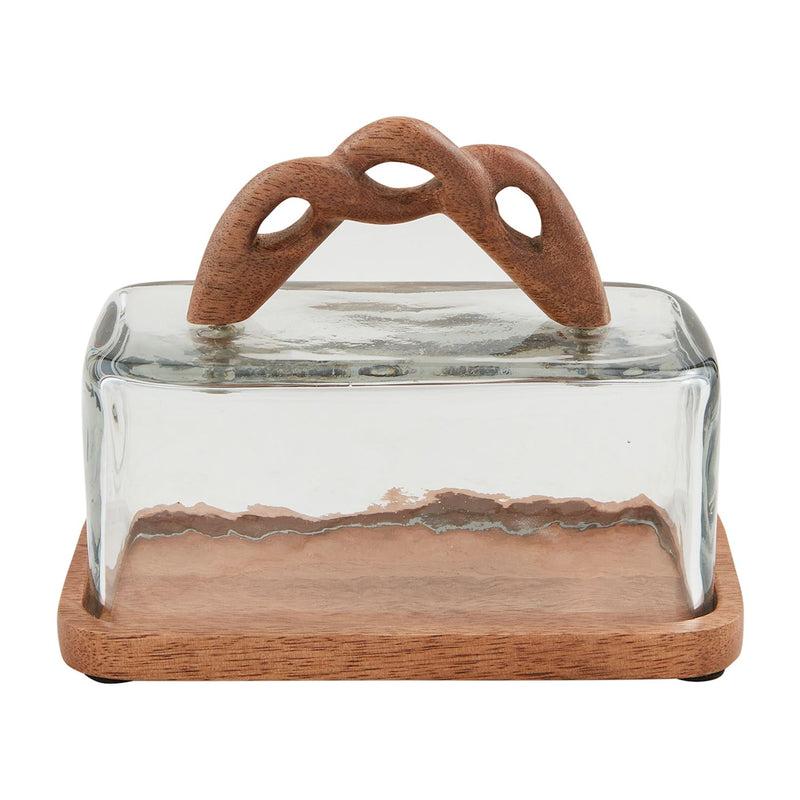 Braided Handle Butter Cloche