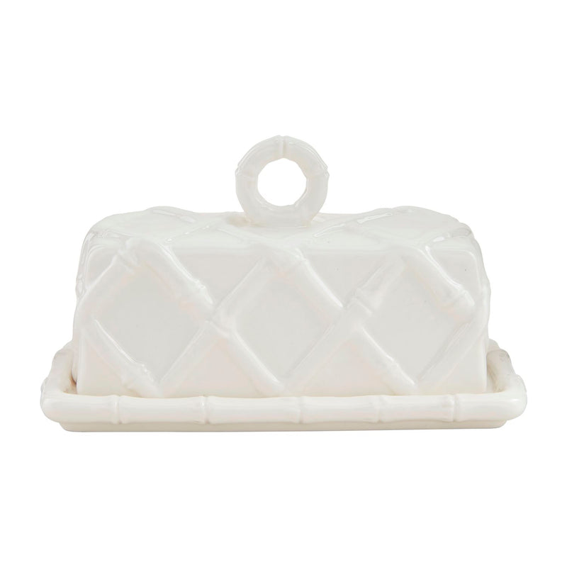Bamboo Look Butter Dish