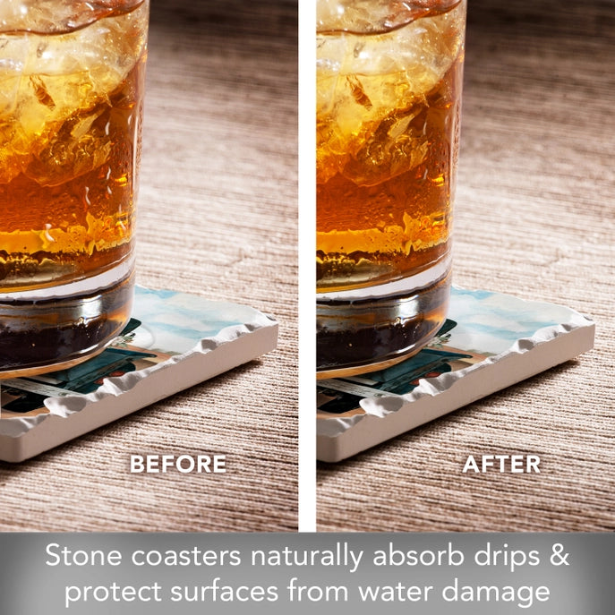 Farming Trucks 4 Pack Asst Coaster Set