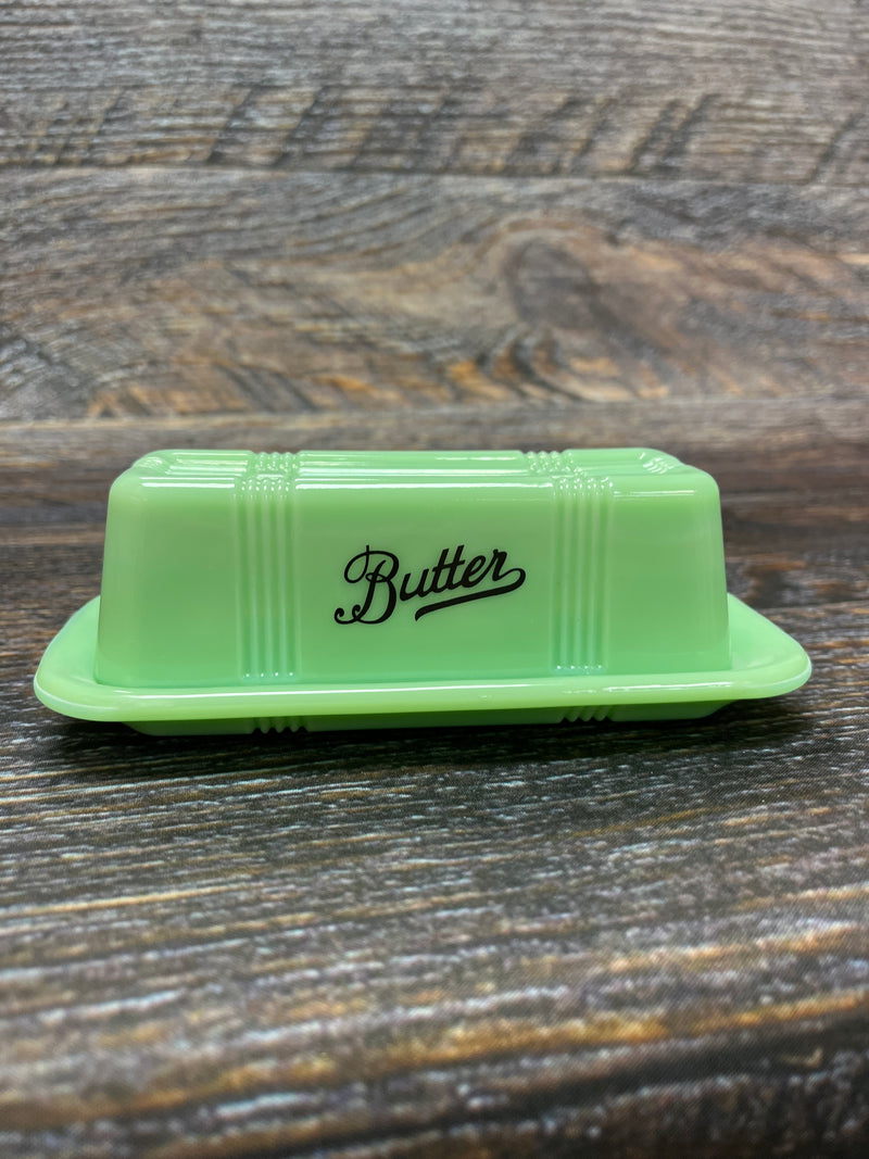 Jadite Butterdish
