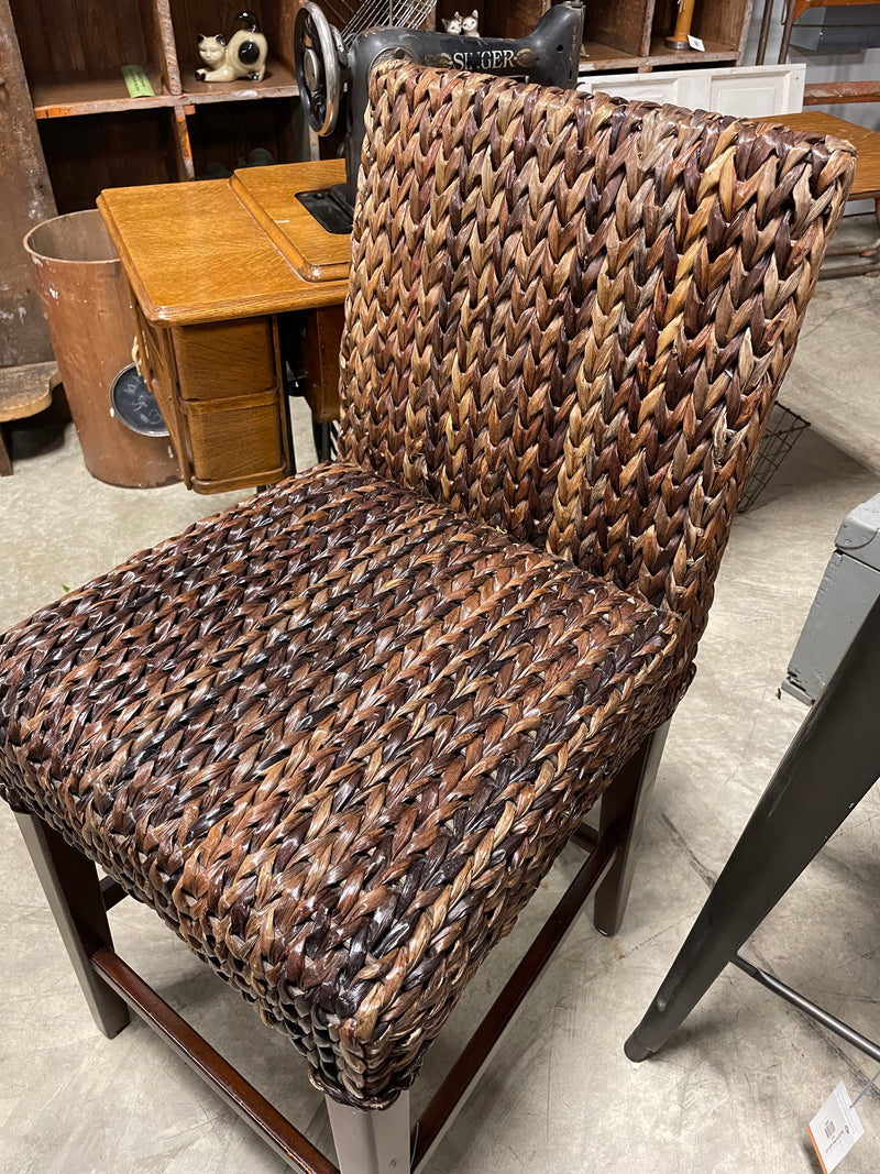Woven Rattan/Seagrass Barstool