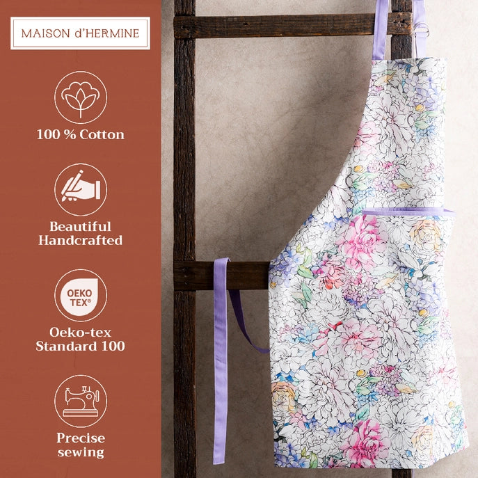 Cotton Apron - Floral Love