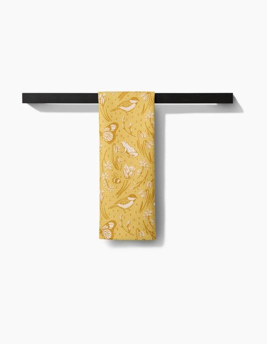 Signs of Spring Tea Towel
