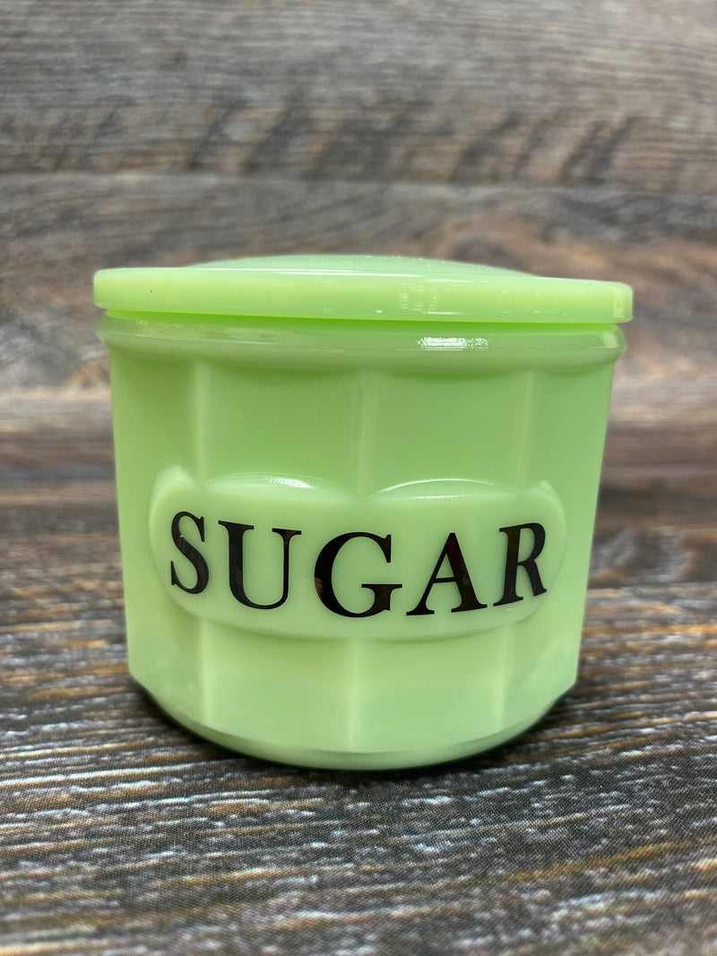 Jadite Sugar Container