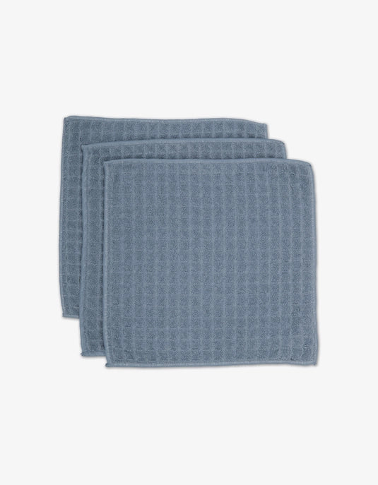 Geometry Waffle Wash Cloth Set  - SKY