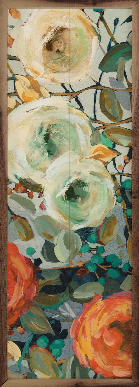 8X24 Floral Warmth II By Carol Robinson Wall Art