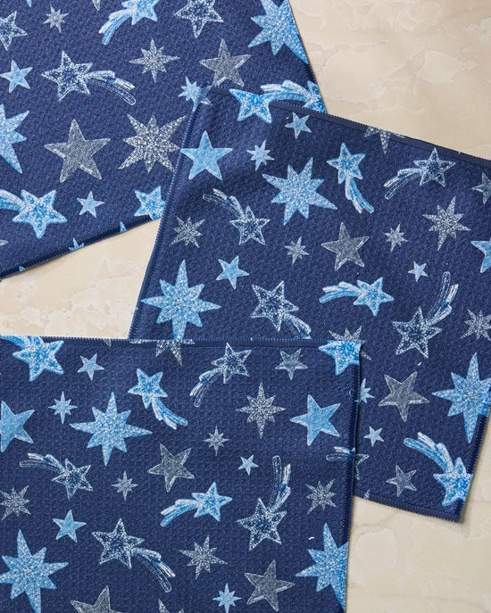 Geometry Dishcloth Set - Beaded Stars