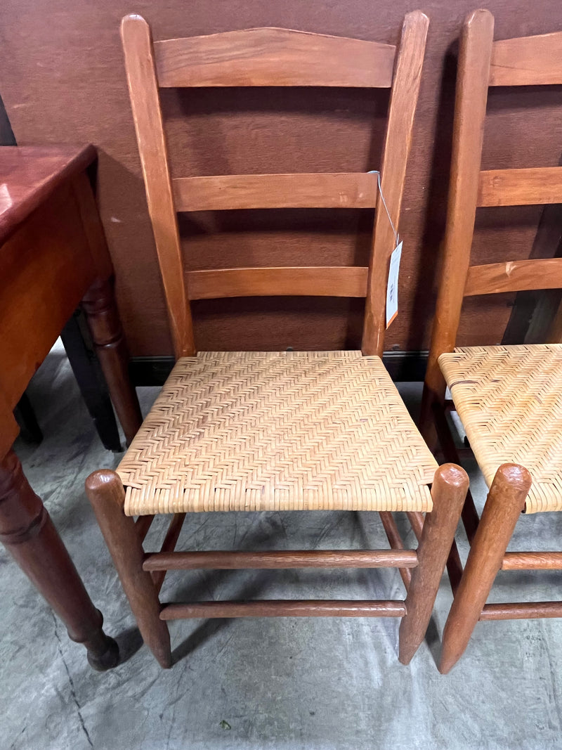 Antique cane bottom chair