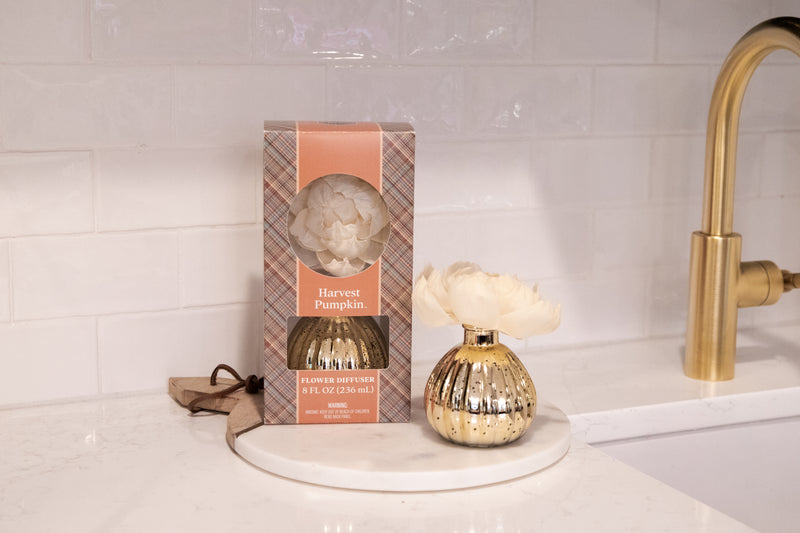 FLOWER DIFFUSER- HARVEST PUMPKIN