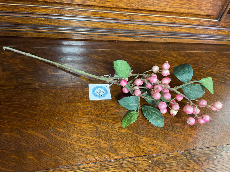Pre Loved Floral - Berries & Leaves Stem