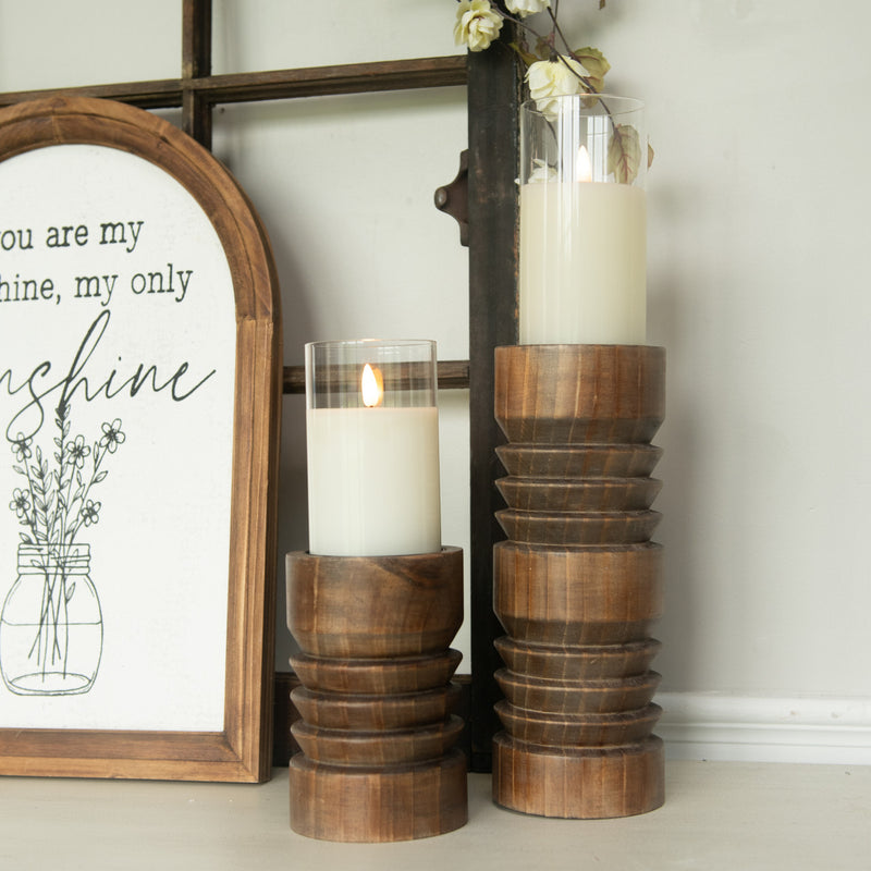 Twist Pillar Candle Holder