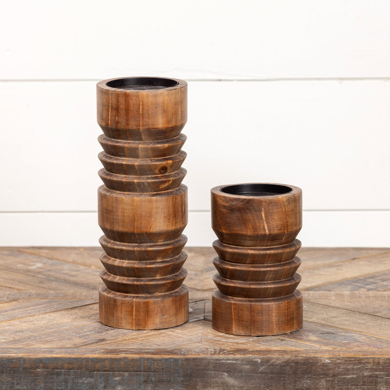 Twist Pillar Candle Holder