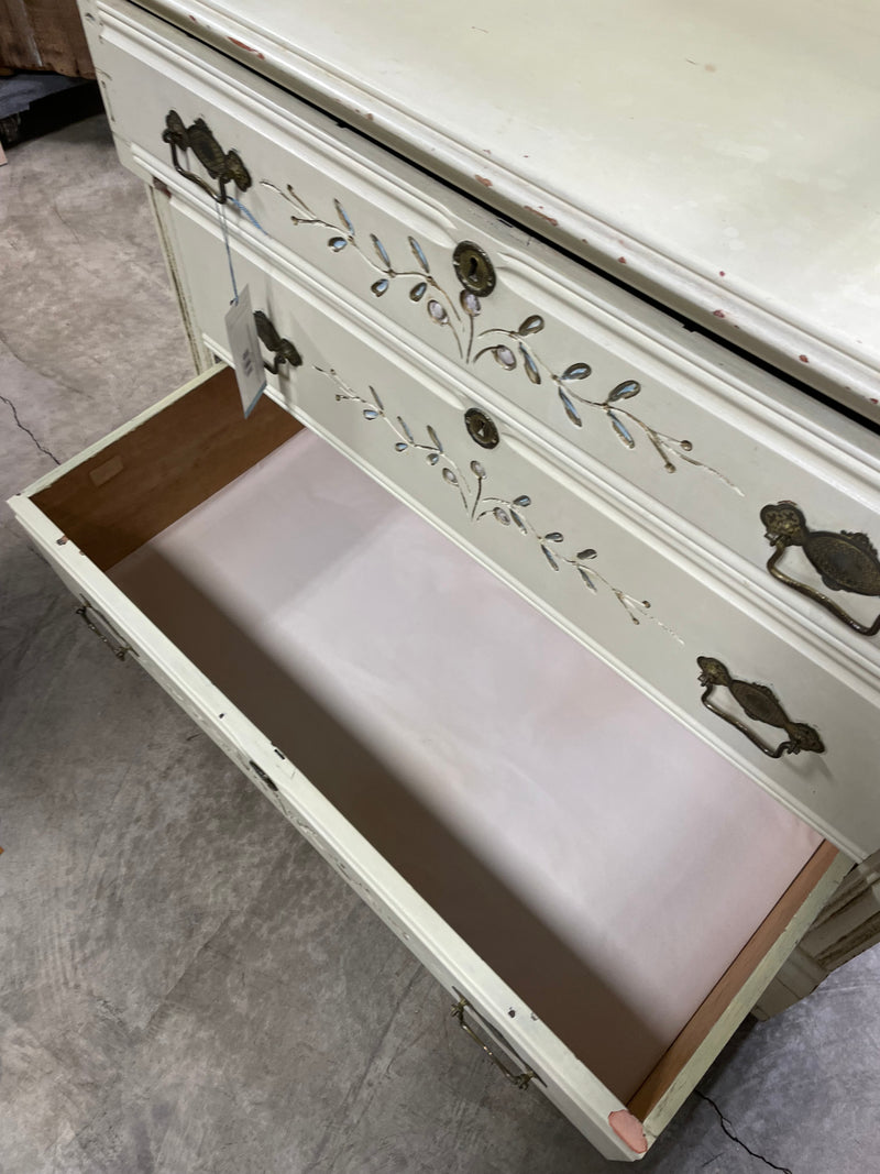 Eastlake Painted Victorian Dresser (KEY AT FRONT DESK)