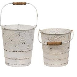 Shabby Chic Ornate Bucket