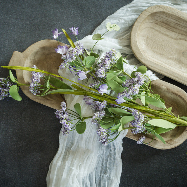 32" PURPLE QUEEN ANNE'S LACE & WILD FLOWER SPRAY