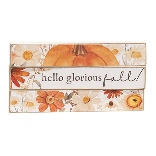 Hello Glorious Fall Mini Stick Set of 3