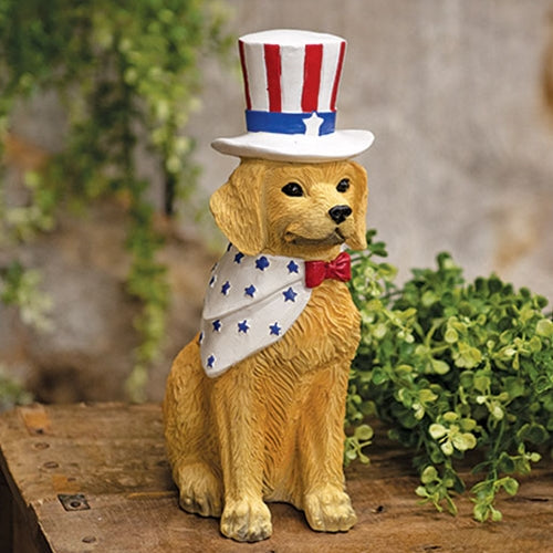 Resin Americana Dog Figure