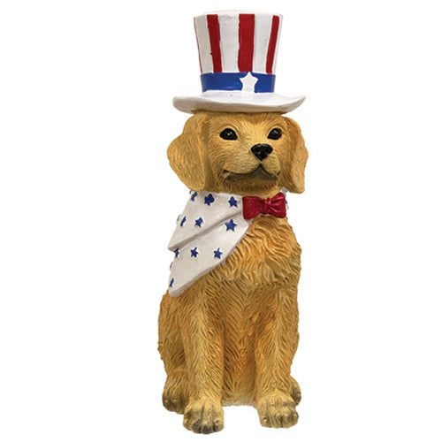 Resin Americana Dog Figure