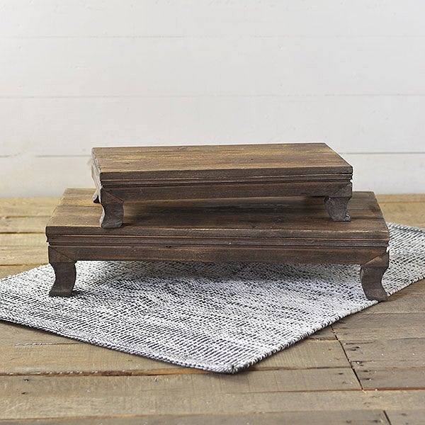 Brown Wood Riser