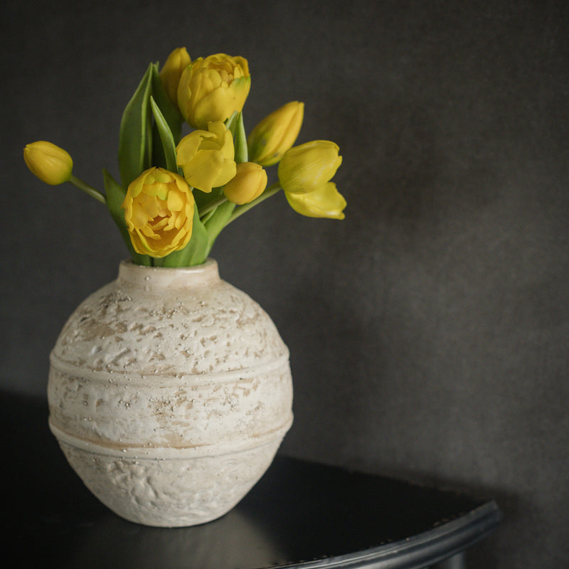 9.5" YELLOW TULIP BUSH