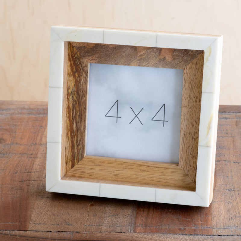 Wood / Ivory Photo Frame