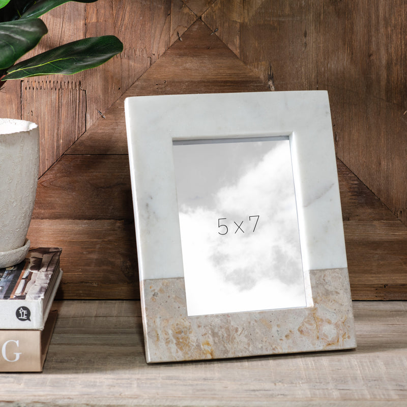 Beige Marble Photo Frame