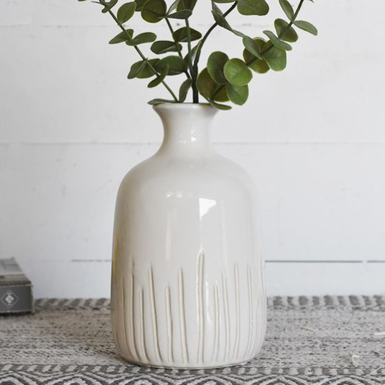 White Line Vase