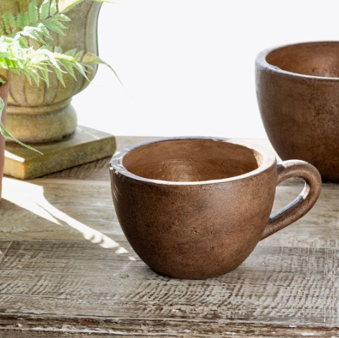 Terra Cotta Tea Cup Planter