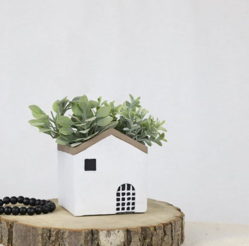 Cement House Planter