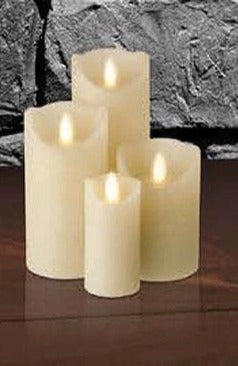 Distressed Ivory LED Candle