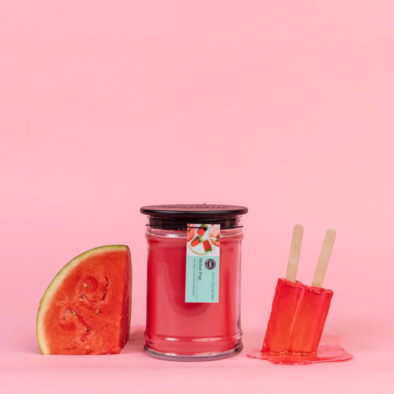 18OZ LARGE JAR CANDLE- MELON POP