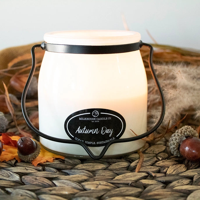 Milkhouse Butter Jar Candle - Autumn Day